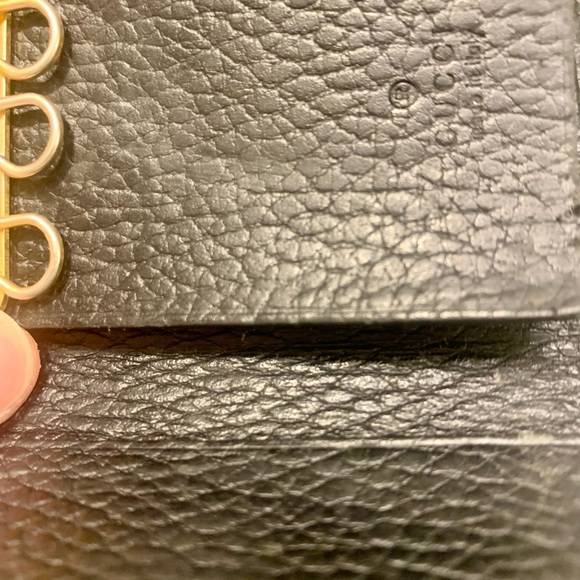 GUCCI GG Marmont  Black Leather 6 Ring Key Case - Picture 13 of 16